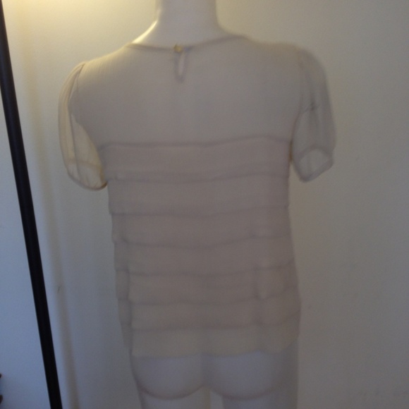 Light Beige ruffle tops - Picture 3 of 6